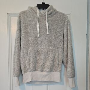 Cozy Gray Fleece Hoodie